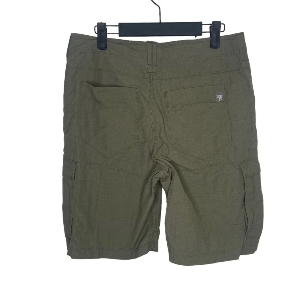The North Face Mens Horizon Cargo Shorts Olive Green Ripstop Hiking Size 30